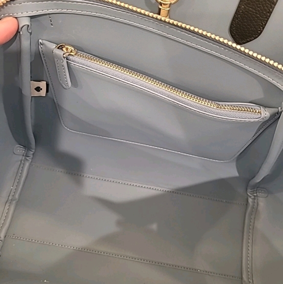 Kate Spade- Avenue Floral Garden Medium Satchel (Multicolor 🩵🩷) - Picture 12 of 15